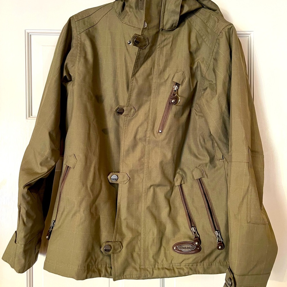 Ski/Snowboard Jacket- army green/gray women’s medium